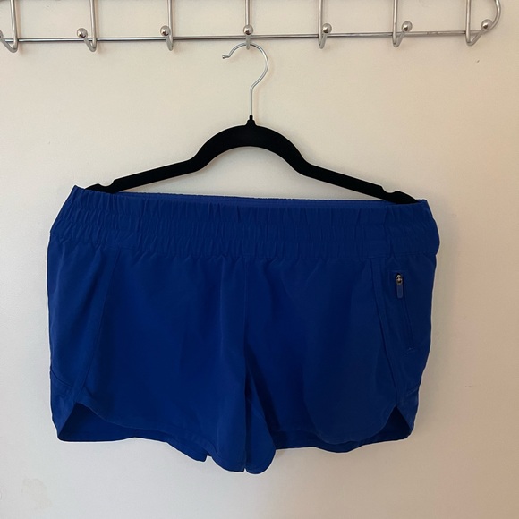 Blue LuluLemon Shorts - Picture 1 of 3